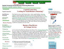 Tablet Screenshot of capital-connection.com